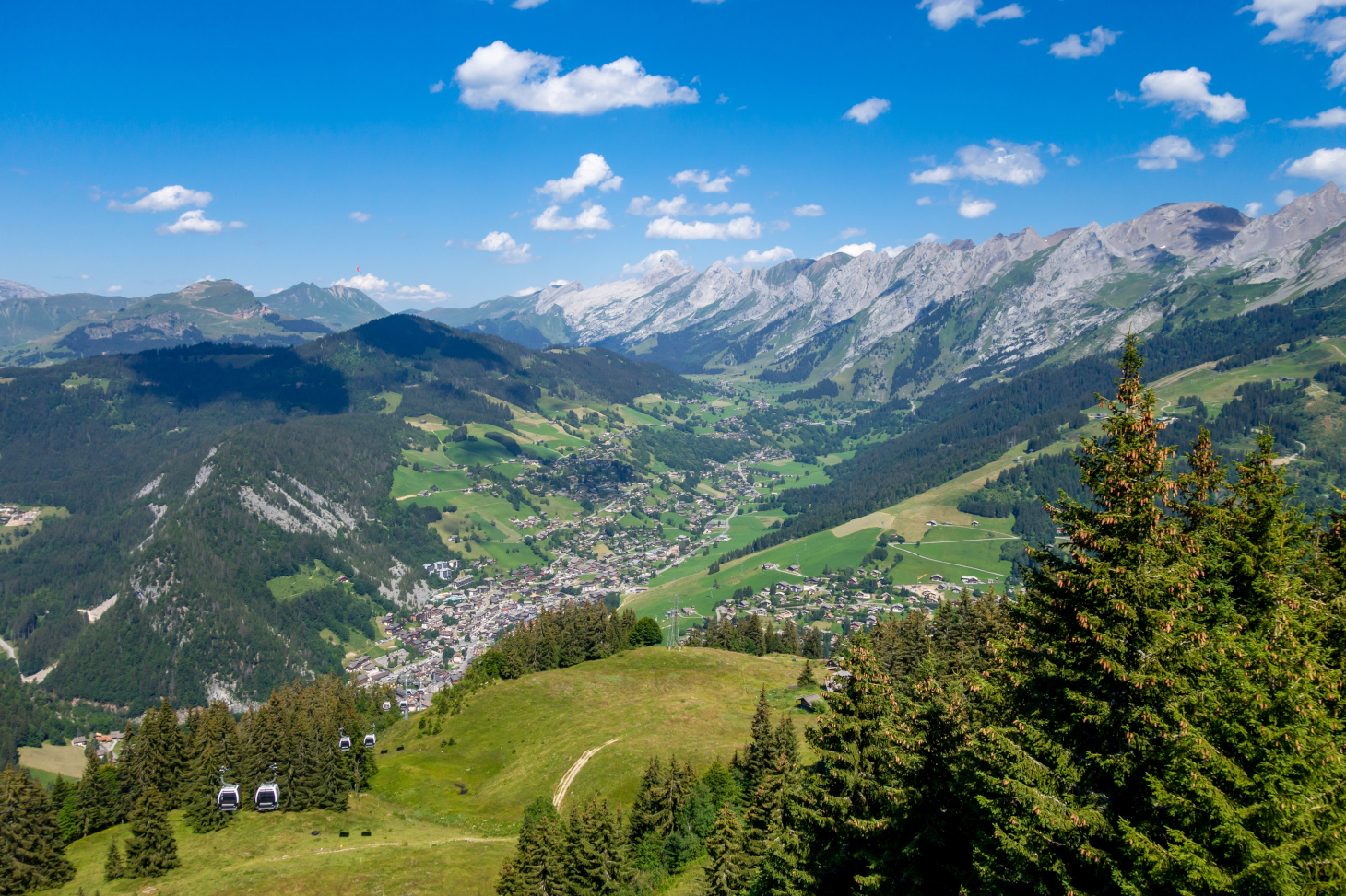 Le plateau de Beauregard, en juin 2021. Situé près de la station de ski de la Clusaz, ce site a été choisi pour accueillir une retenue d’eau sur près de 4 hectares. Shutterstock