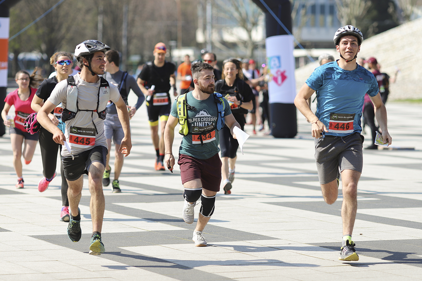 Une course étudiante sur le campus de Saint-Martin-d'Hères