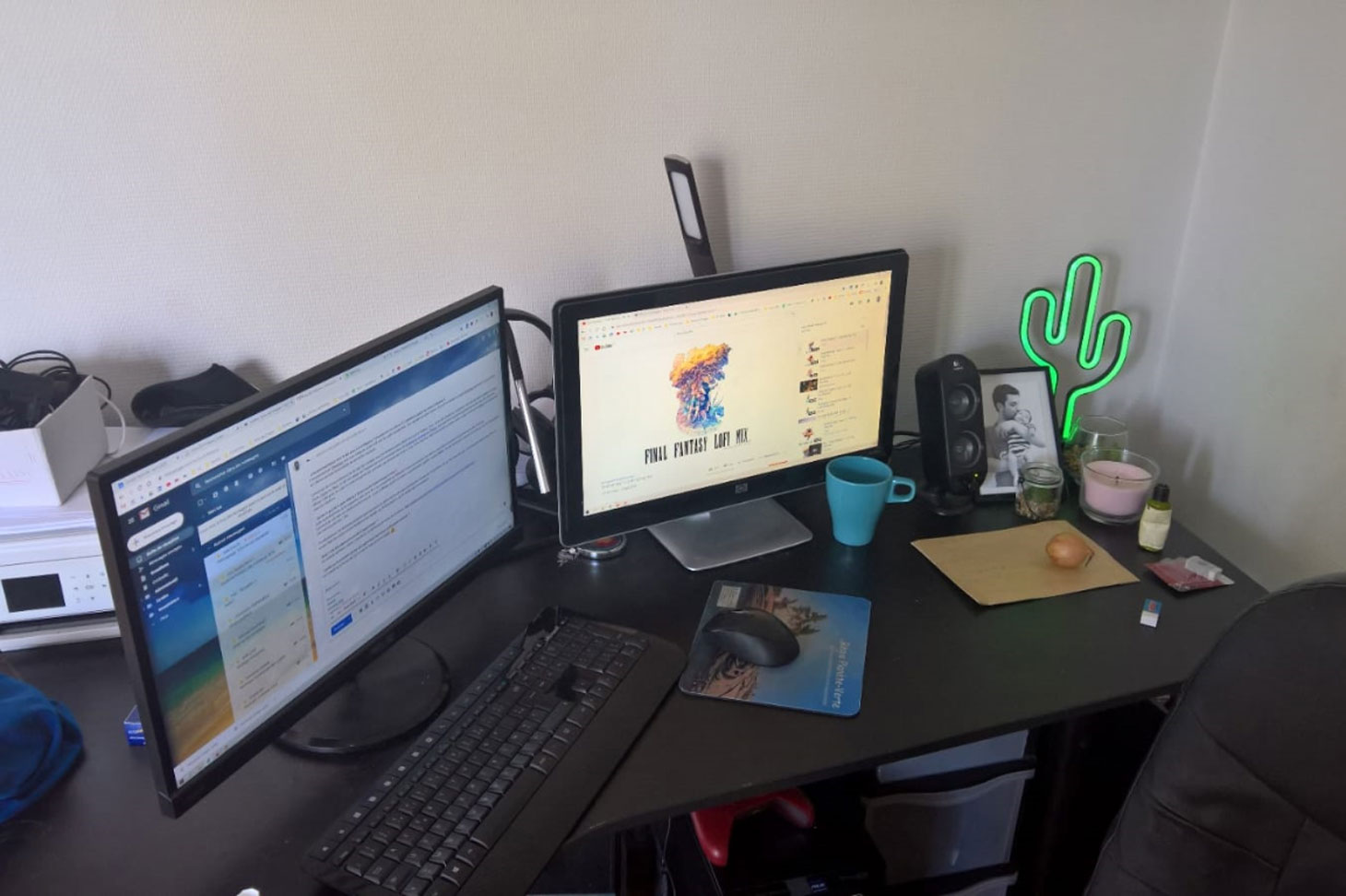 L'espace de travail d'Arnaud