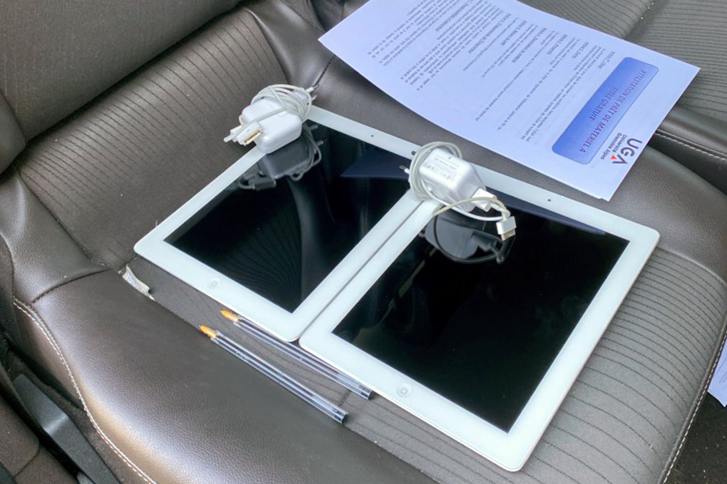 Livraison des tablettes