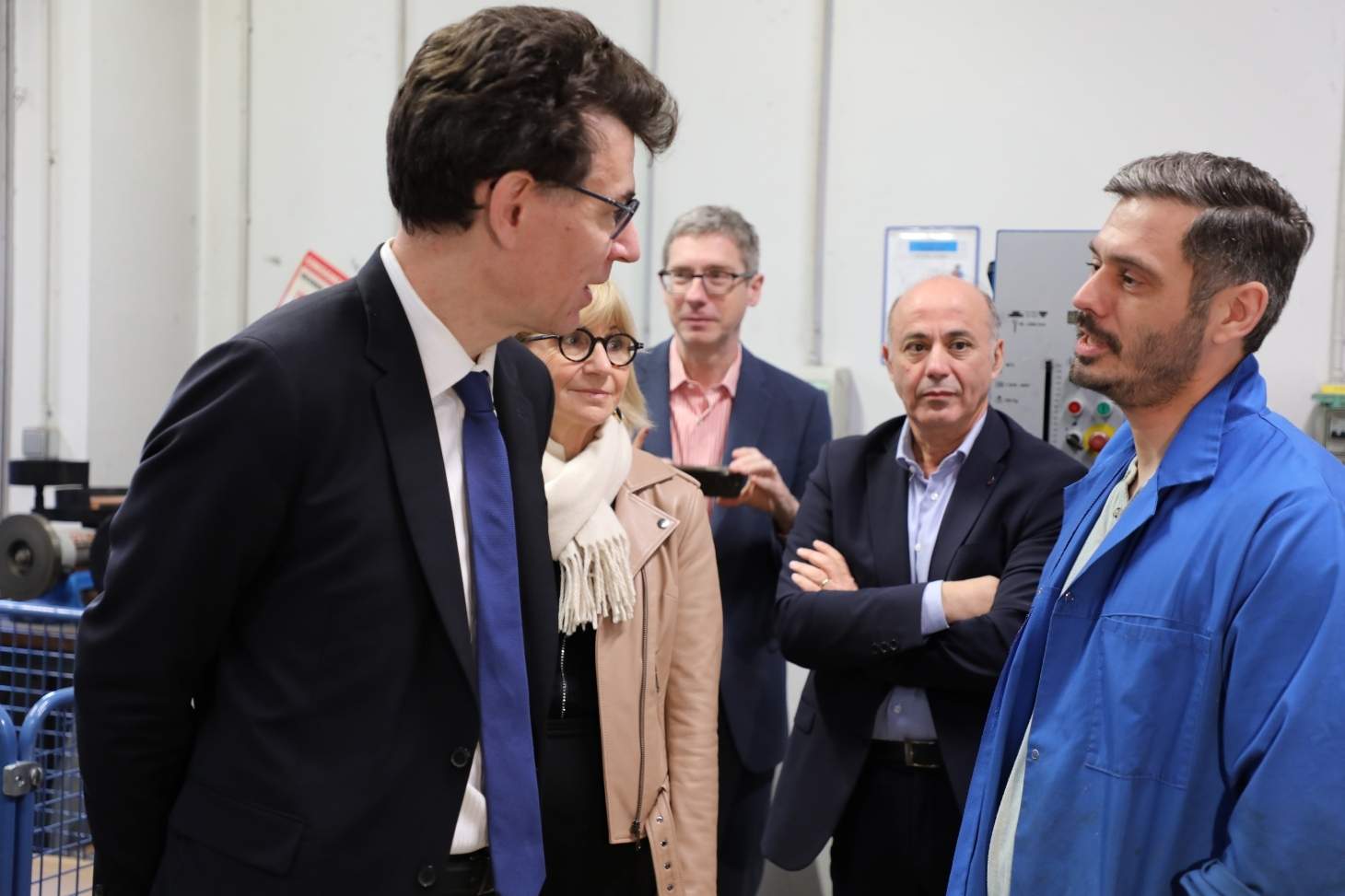 inauguration officielle des chambres froides de l'IGE avec le ministre Philippe Baptiste