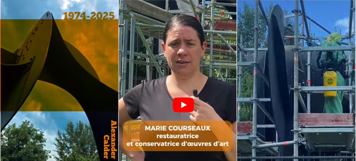 Visite du chantier de restauration de La Cornue avec Marie Courseaux, restauratrice et conservatrice d’œuvre d’art
