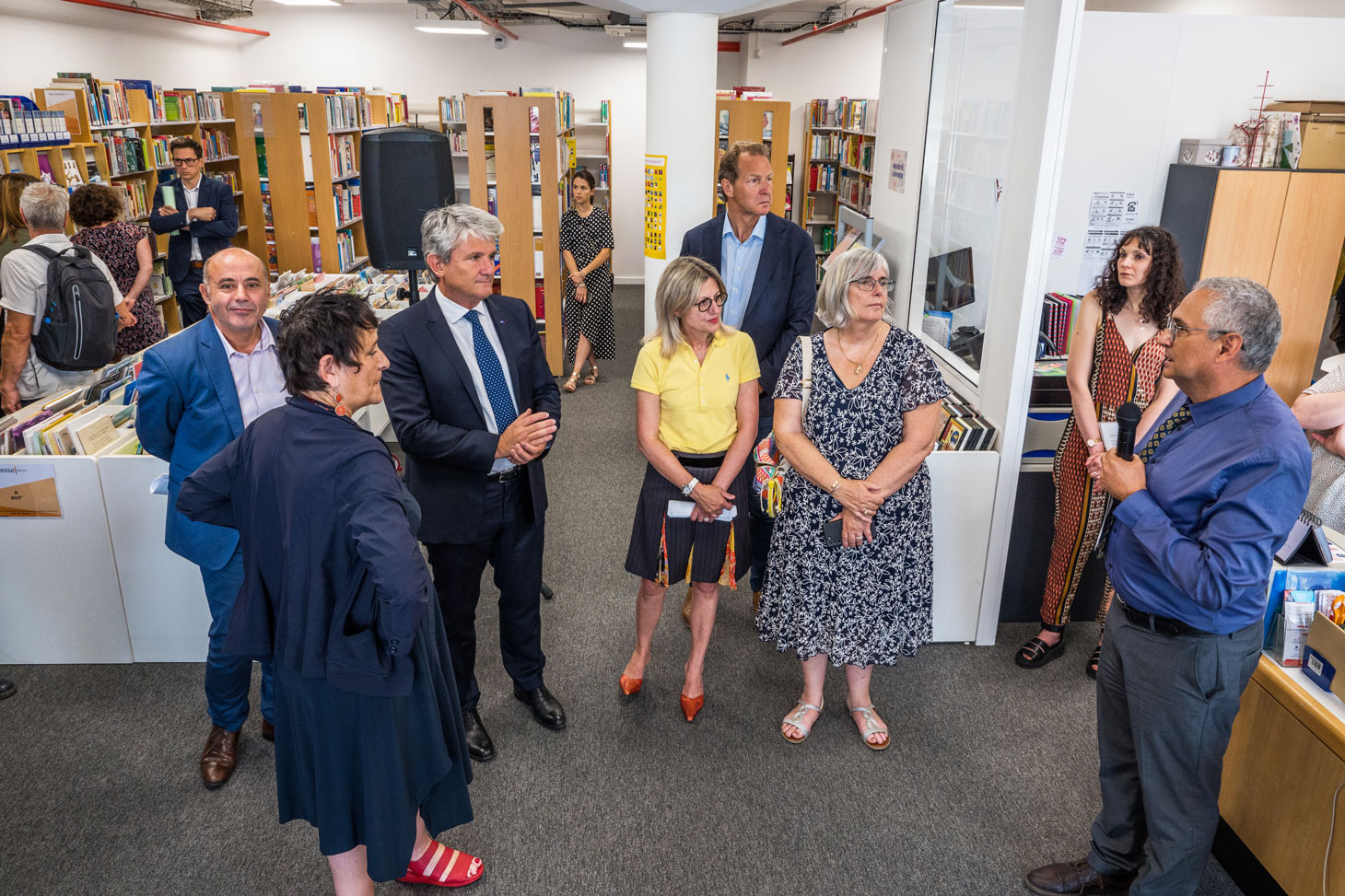 Visite officielle des nouveaux locaux de l’INSPÉ à Annecy 