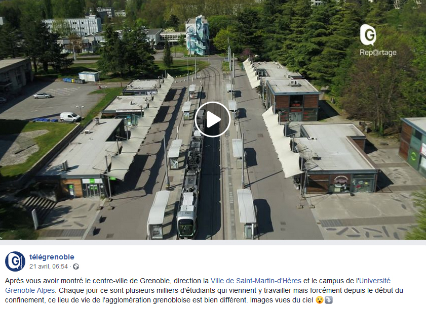Le campus Grenoble Alpes vu du ciel - Images de TéléGrenoble