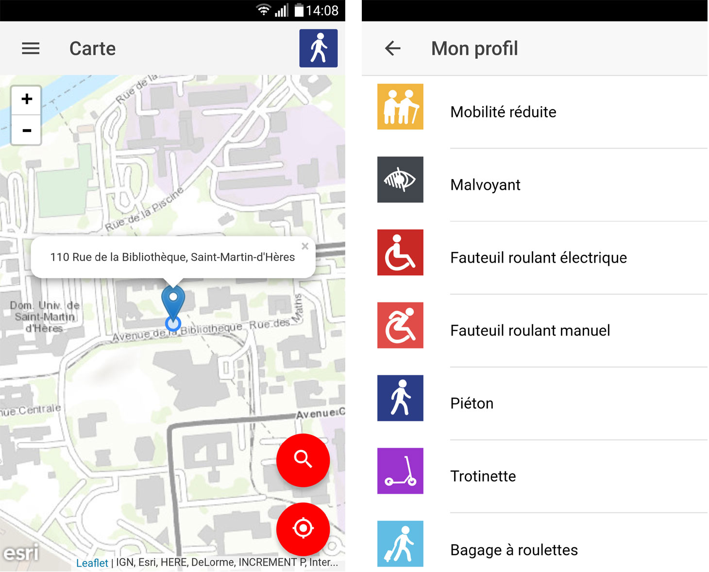 L'application Wegoto L'application Wegoto